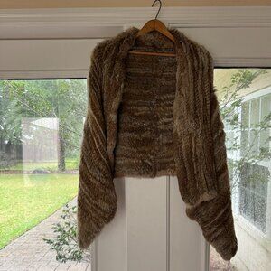 LaROK LUXE 100% Rabbit Fur Vest - Professionally Cleaned!